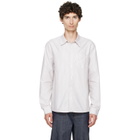 A.P.C. Beige & White New Greg Shirt