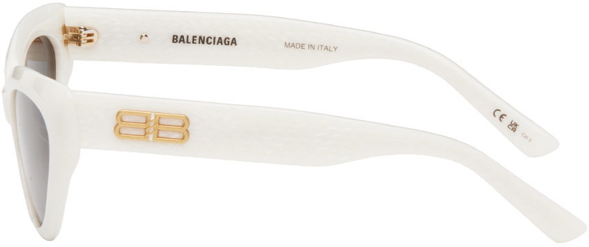 Balenciaga Off-White Cat-Eye Sunglasses Balenciaga display picture 2