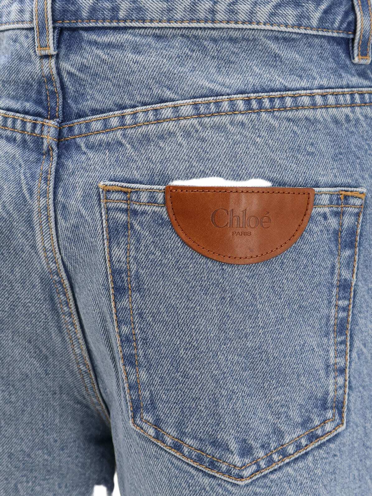 デニム・ジーパン Chloe' Frayed Bottom Jeans Chloé Frayed Bottom Jeans Chloe