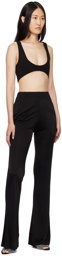 Atlein Black Wide Trousers