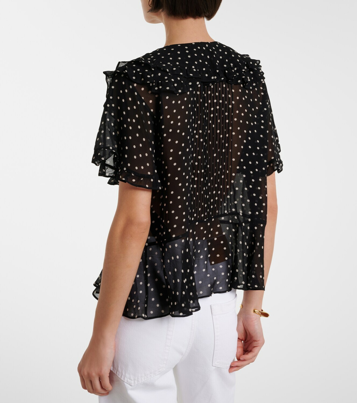 Dorothee Schumacher Dancing Dots polka-dot georgette blouse