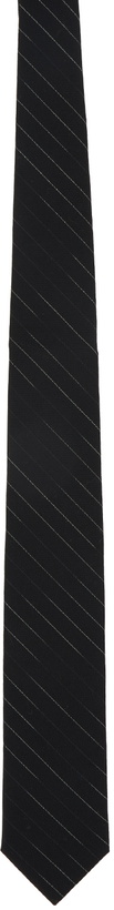 Photo: Ernest W. Baker Black Striped Tie