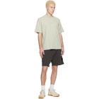 Stone Island Gray 6200014 Malfilé Fleece Old Effect Shorts