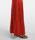 Galvan Atruvia satin wide-leg pants