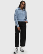 Closed Cropped Troyer Blue - Womens - Pullovers