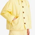 Late Checkout Men's Faded Short Parka Jacket in Yellow