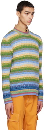 Marni Blue Striped Sweater