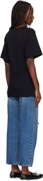 MM6 Maison Margiela Black Cotton Gloves T-shirt