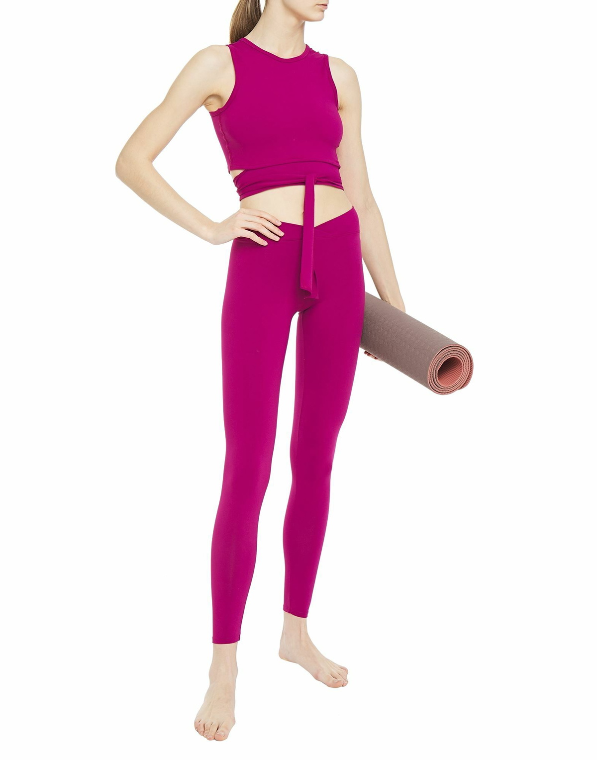 Live The Process Womens Top Fuchsia