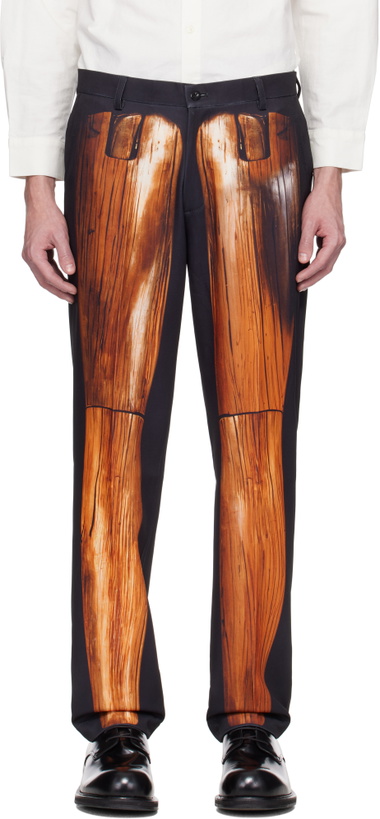 Photo: KidSuper Black Mannequin Figure Suit Trousers