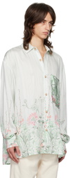 King & Tuckfield Green Pocket Oversized Shirt