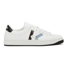 Kenzo White K-Logo Kourt Sneakers