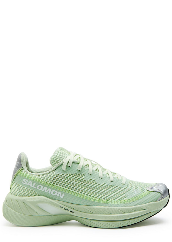 Photo: MM6 X Salomon Spectur 2 Mesh Sneakers Green