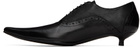 Comme des Garçons Black Kitten Heel Oxfords