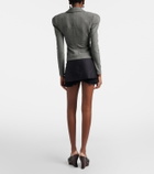 Magda Butrym Ruffled wool and silk skort