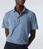 Fedeli Cotton piqué polo shirt