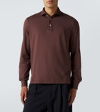 Fedeli Cotton piqué polo shirt