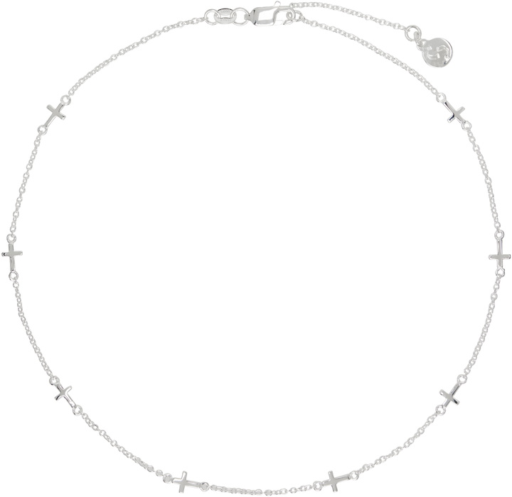 Photo: Stolen Girlfriends Club Silver Stolen Cross Choker