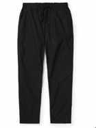 OrSlow - New Yorker Tapered Cotton Drawstring Trousers - Black