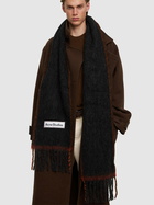 ACNE STUDIOS Alpaca Blend Logo Scarf