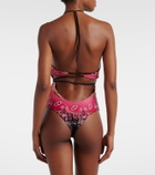 The Attico Printed swimsuit