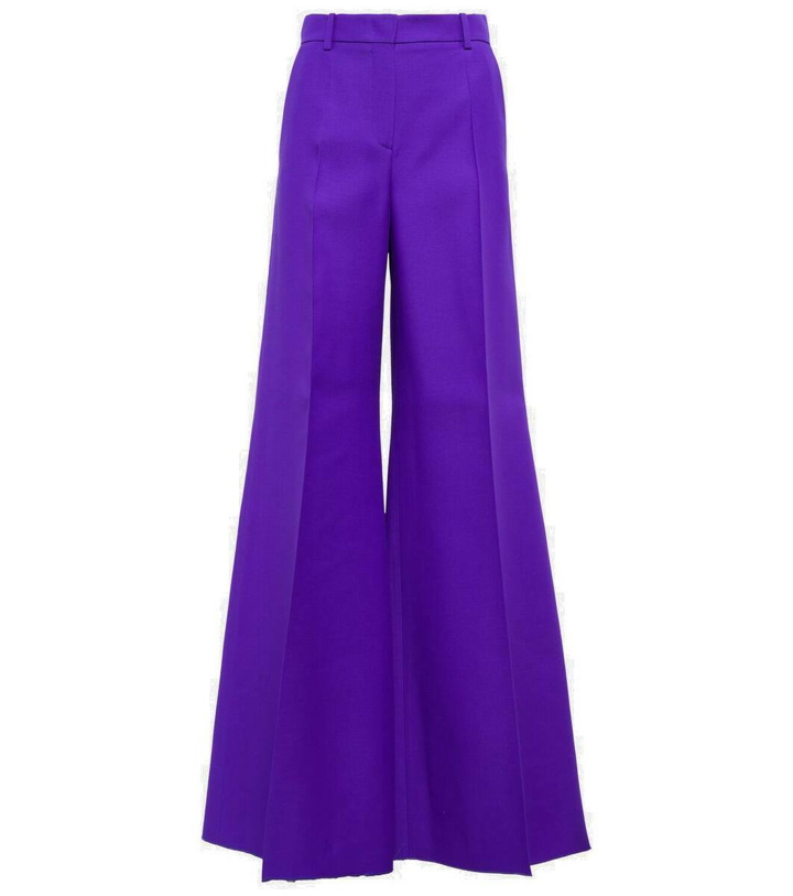 Photo: Valentino Crêpe Couture wide-leg pants