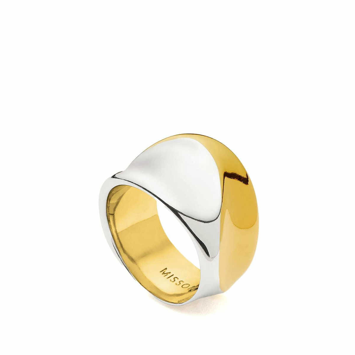 Missoma Women's Magma Gemstone Stacking Ring in Gold/Green