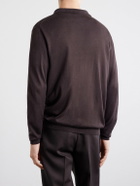 Caruso - Silk and Cotton-Blend Cardigan - Brown