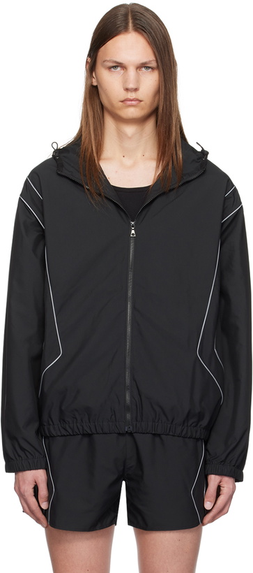 Photo: John Elliott Black Paneled Anorak Jacket