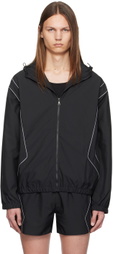 John Elliott Black Paneled Anorak Jacket