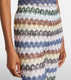 Missoni Knitted lamé flared pants