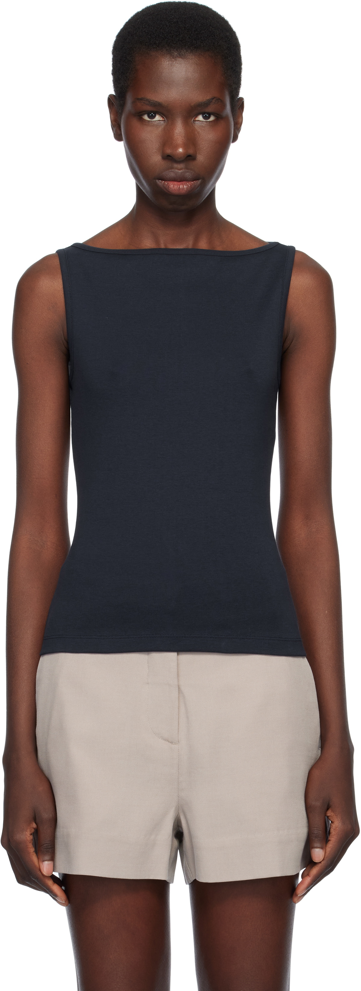 FLORE FLORE Navy Timmi Tank Top FLORE FLORE