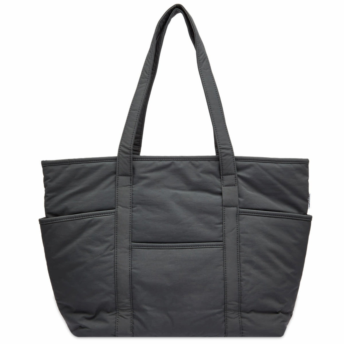 Mazi Untitled Cafe Tote Bag in Grey 