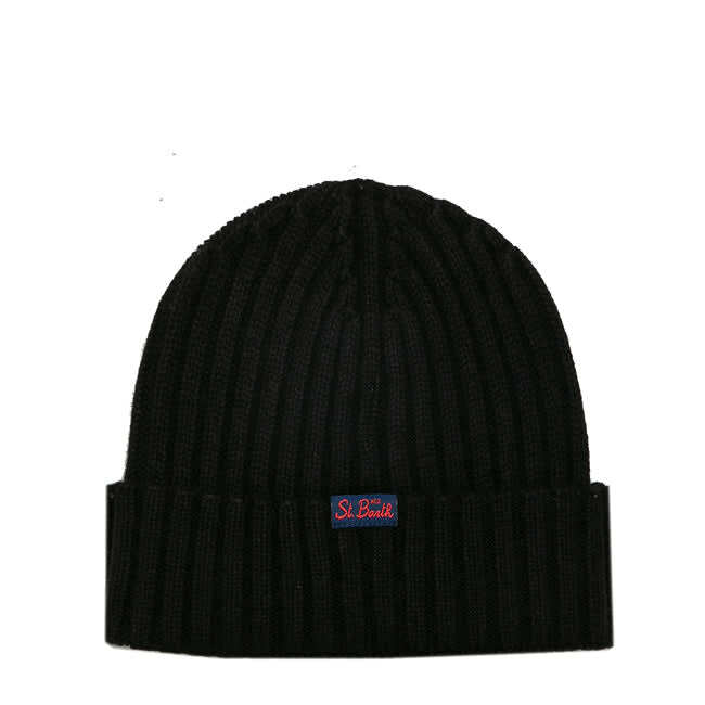 MC2 Saint Barth Blended Cashmere Hat With Lucifer Embroidery