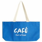 Earl of East Café Shopper Tote in Blue 