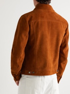 TOM FORD - Suede Blouson Jacket - Orange