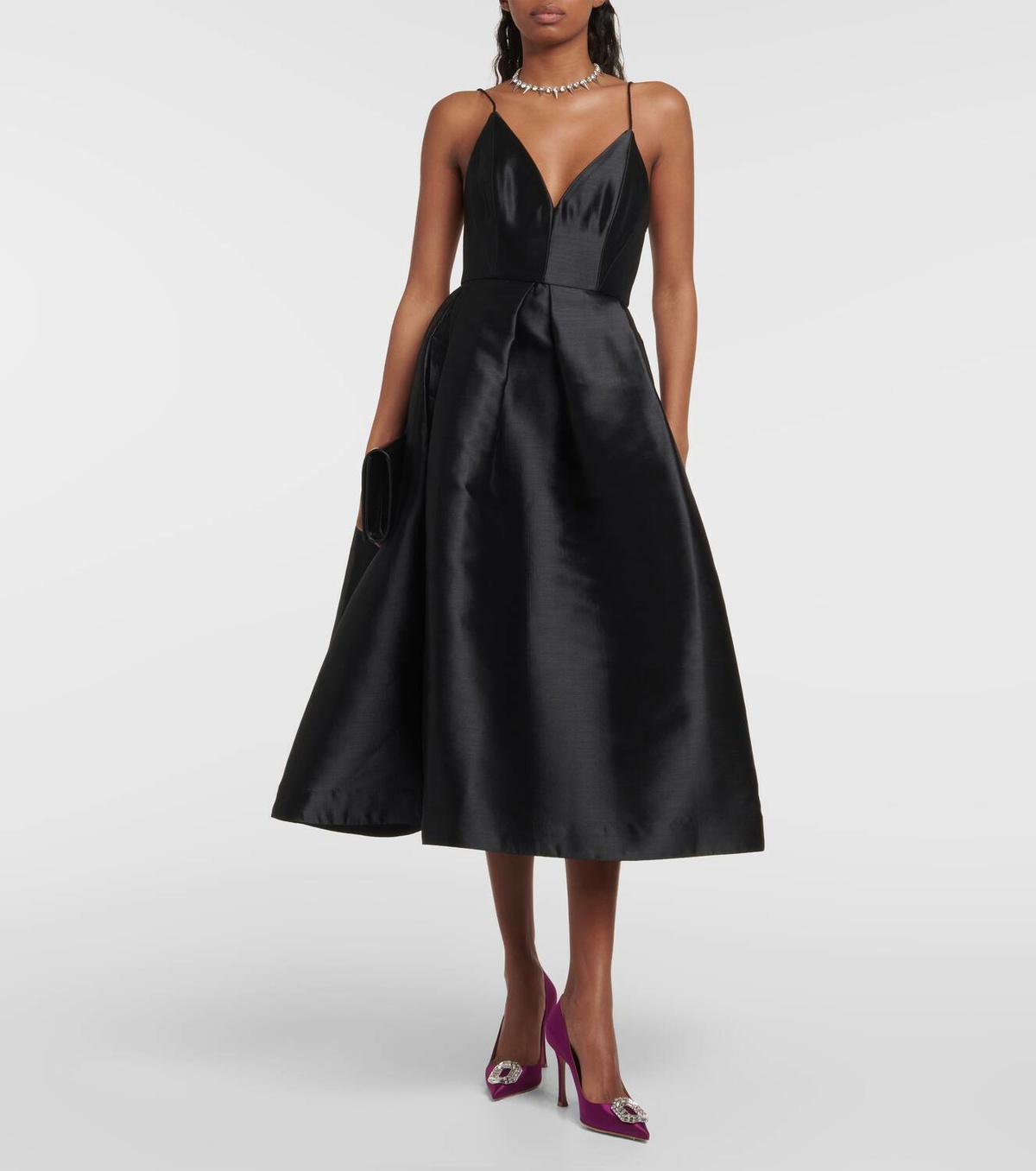 alex perry bridesmaid dresses Alex Perry Asymmetric Crepe Corset Gown main image 1