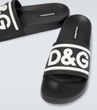 Dolce&Gabbana Logo rubber slides