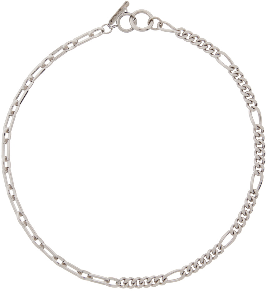 Justine Clenquet SSENSE Exclusive Silver Vesper Necklace