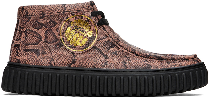Martine Rose Pink Clarks Edition Torhill Ankle Boots Martine Rose