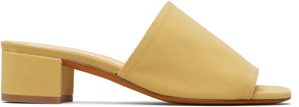 Maryam Nassir Zadeh Yellow Sophie Heeled Sandals