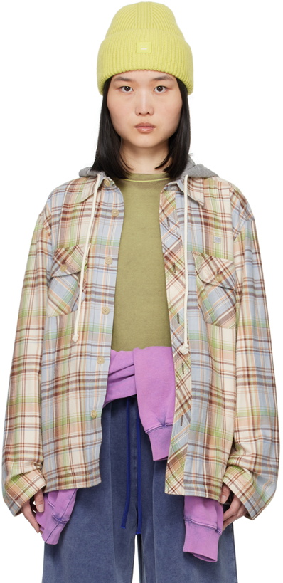 Photo: Acne Studios Multicolor Check Jacket