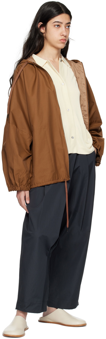 Studio Nicholson Navy Judd Trousers Studio Nicholson