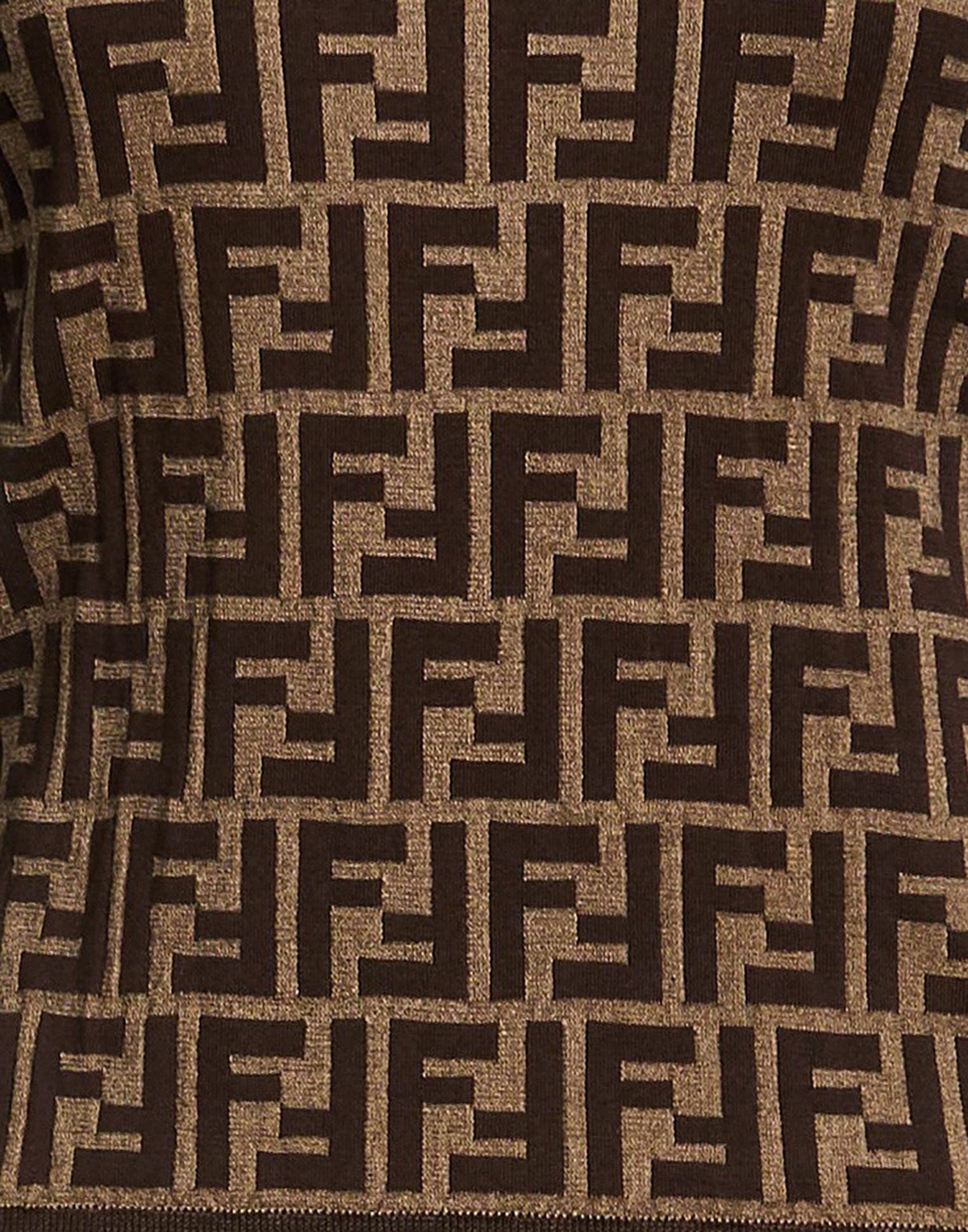 Fendi Womens Sweater Dark in Brown