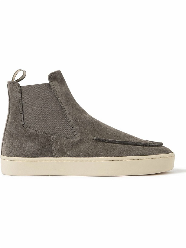 Photo: Officine Creative - Suede Chelsea Boots - Gray