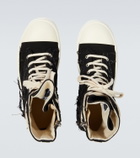 DRKSHDW by Rick Owens - Distressed denim sneakers
