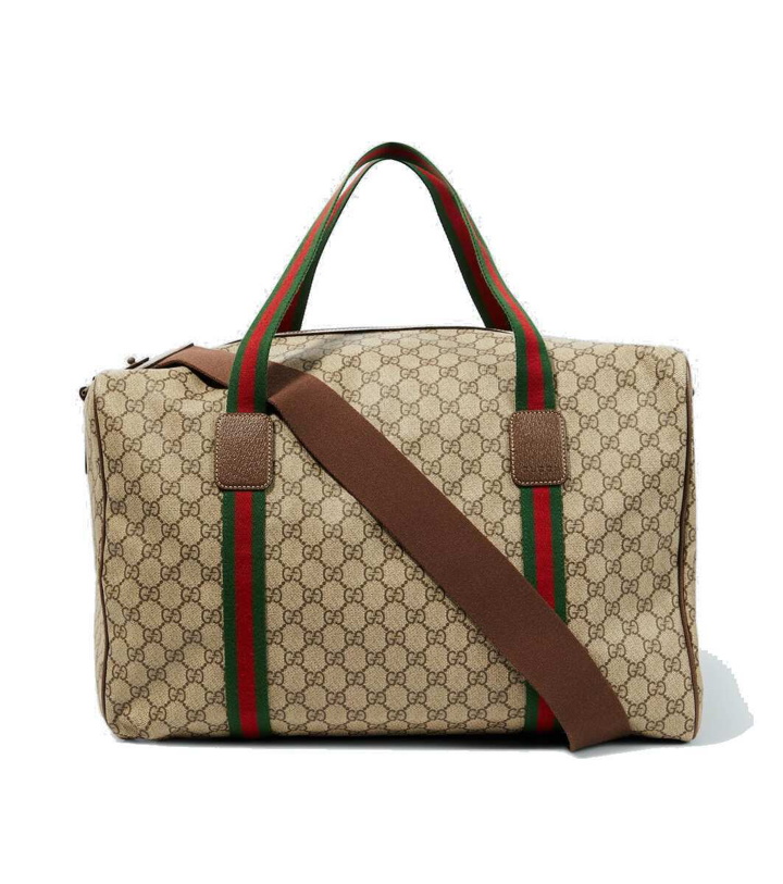 Photo: Gucci GG Large canvas duffel bag