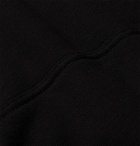 Ninety Percent - Loopback Organic Cotton-Jersey Hoodie - Black