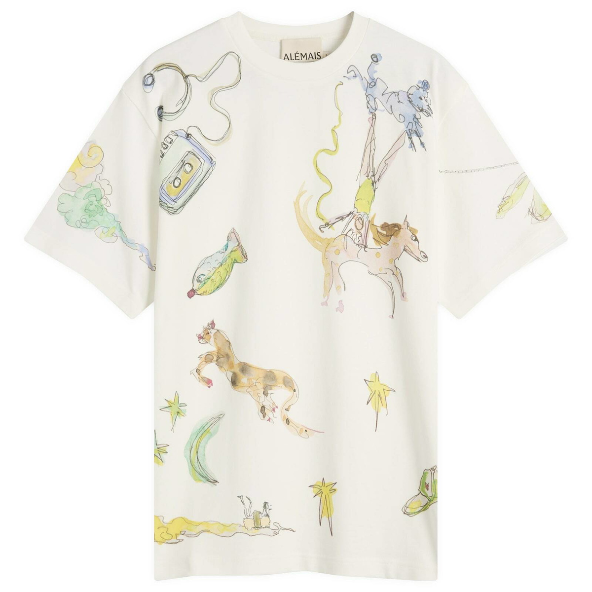 ALÉMAIS Women's Anouk T-Shirt in Cream