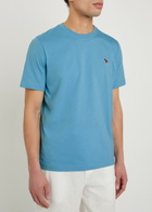 PS Paul Smith Appliquéd Cotton T-shirt Blue